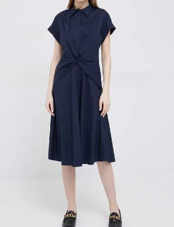 Rochie medie LAUREN Ralph Lauren, bleumarin
