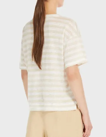 Tricou Weekend Max Mara, crem/alb