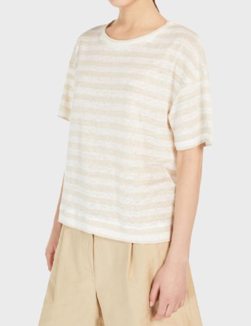 Tricou Weekend Max Mara, crem/alb