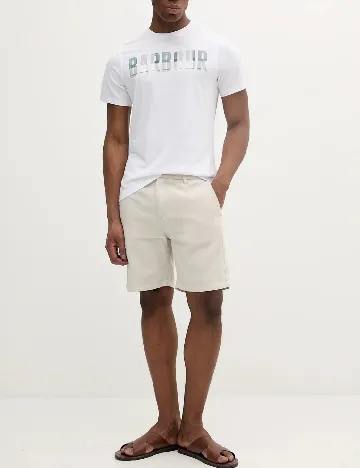 Tricou Barbour, ecru