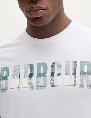 Tricou Barbour, ecru