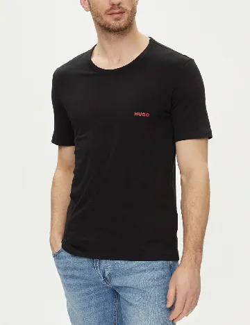 Set Tricouri 3 bucati Hugo, negru