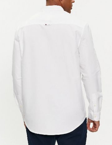 Camasa Tommy Jeans, alb