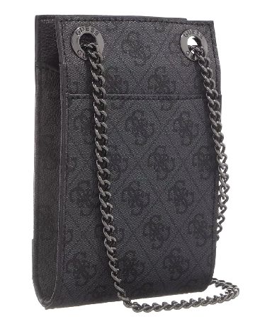 Geanta pentru telefon Guess, gri inchis