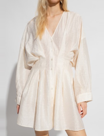 Rochie scurta Samsoe, ecru