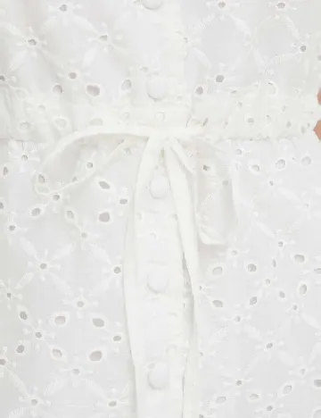 Rochie medie Answear LAB, alb