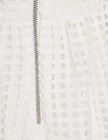 Rochie medie DKNY, alb