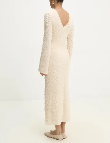 Rochie medie Answear LAB, crem