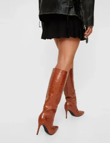 Cizme Nasty Gal, maro