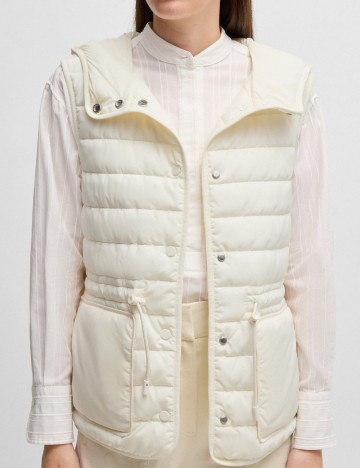 Vesta impermeabila BOSS, ecru