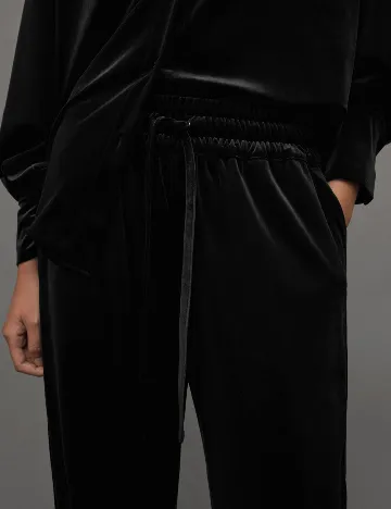 Pantaloni ALLSAINTS, negru