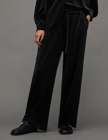 Pantaloni ALLSAINTS, negru