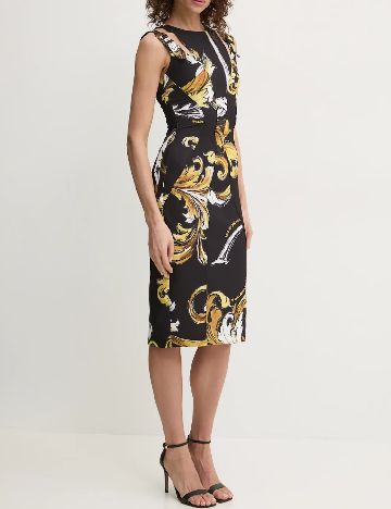 Rochie medie Versace Jeans Couture, negru