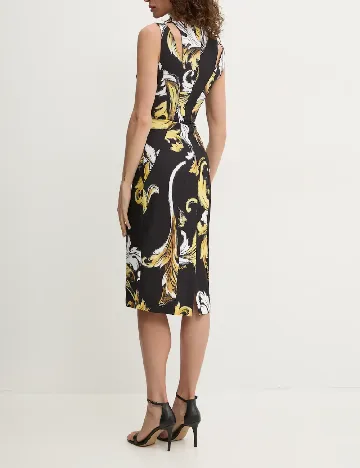 Rochie medie Versace Jeans Couture, negru