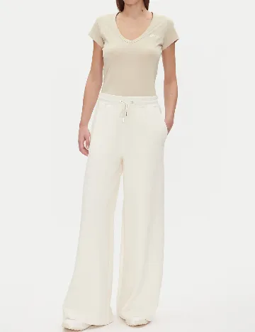 Pantaloni BOSS, ecru