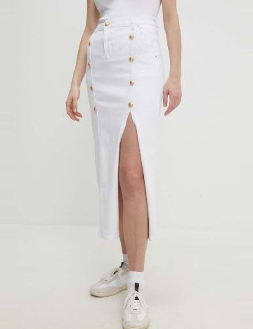 Fusta Answear LAB, alb