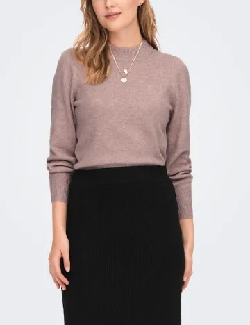 Bluza Jacqueline de Yong, roz pudra inchis