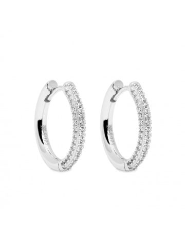 Cercei ANIA KRUK, argintiu