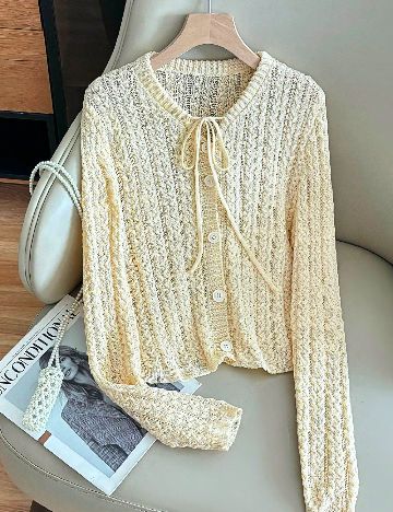 Cardigan SHEIN, galben