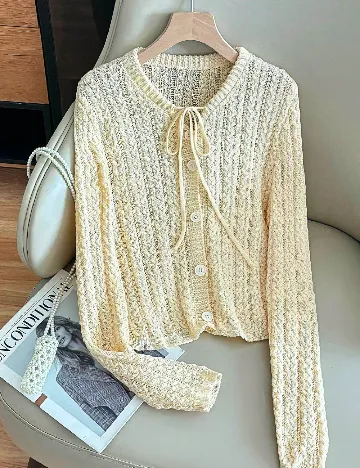 Cardigan SHEIN, galben