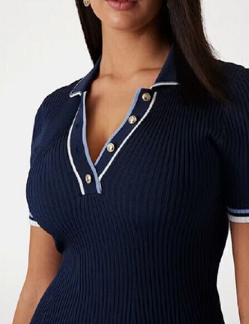 Rochie scurta Guess, bleumarin