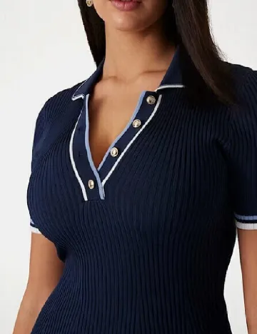 Rochie scurta Guess, bleumarin