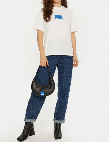 Tricou KARL LAGERFELD, alb