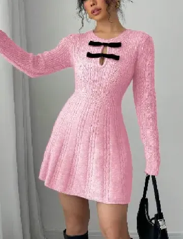 Rochie scurta SHEIN, roz