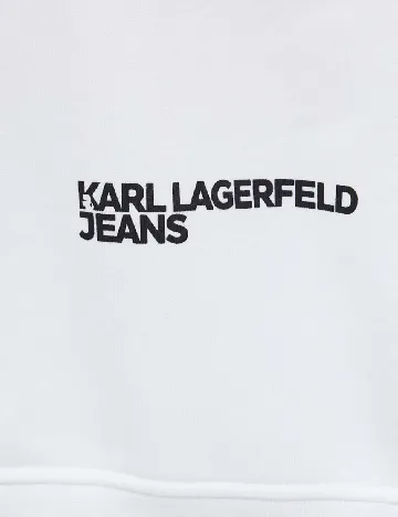 Bluza Karl Lagerfeld Jeans, alb
