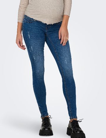 Blugi Only Maternity, albastru