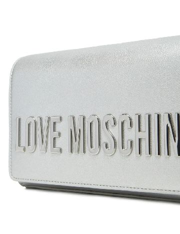 Geanta Love Moschino, argintiu