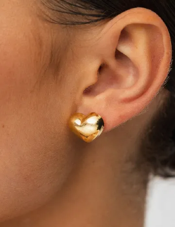 Cercei de argint placati cu aur ANIA KRUK, auriu