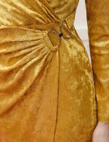 Rochie medie MOTF, galben