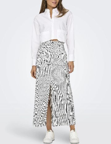 Fusta Only, alb/negru