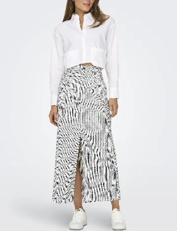 Fusta Only, alb/negru