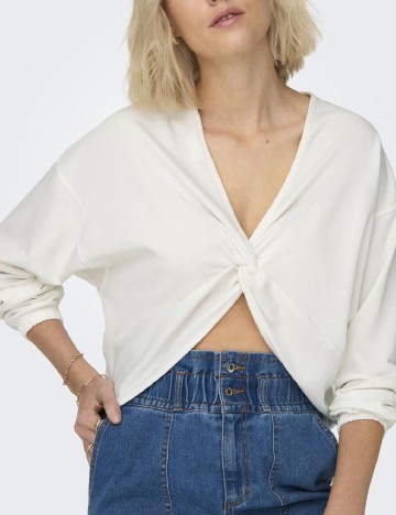 Bluza Only, alb