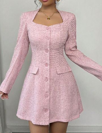 Rochie scurta SHEIN, roz