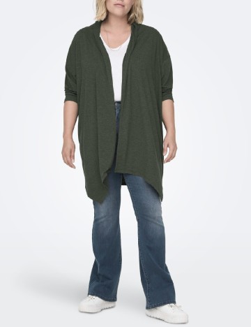 Cardigan Only Carmakoma, verde