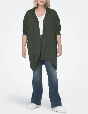 Cardigan Only Carmakoma, verde