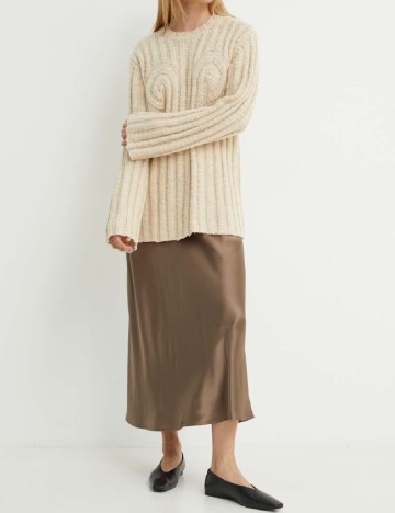 Pulover Oversize By Malene Birger, bej