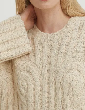 Pulover Oversize By Malene Birger, bej