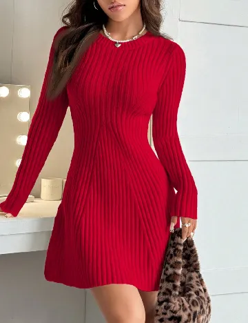 Rochie scurta SHEIN, rosu