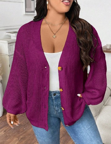 Cardigan SHEIN CURVE, mov