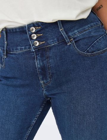 Blugi Only Carmakoma, albastru