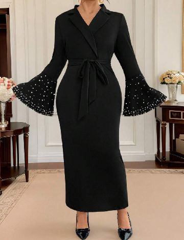 Rochie lunga SHEIN CURVE, negru