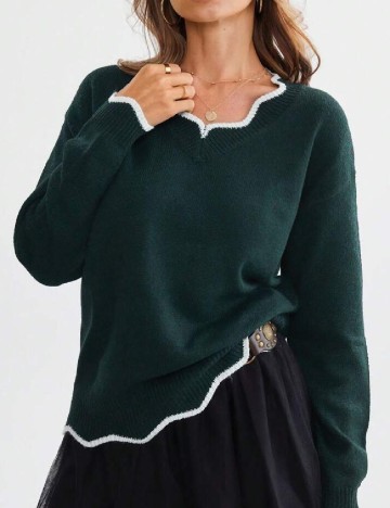 Pulover SHEIN, verde