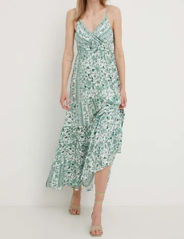 Rochie lunga Answear LAB, verde