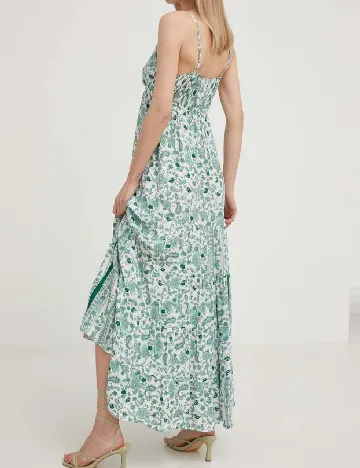 Rochie lunga Answear LAB, verde