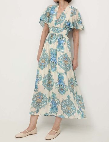 Rochie lunga Answear LAB, albastru