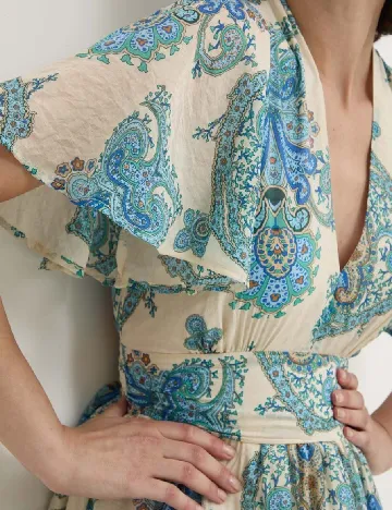 Rochie lunga Answear LAB, albastru